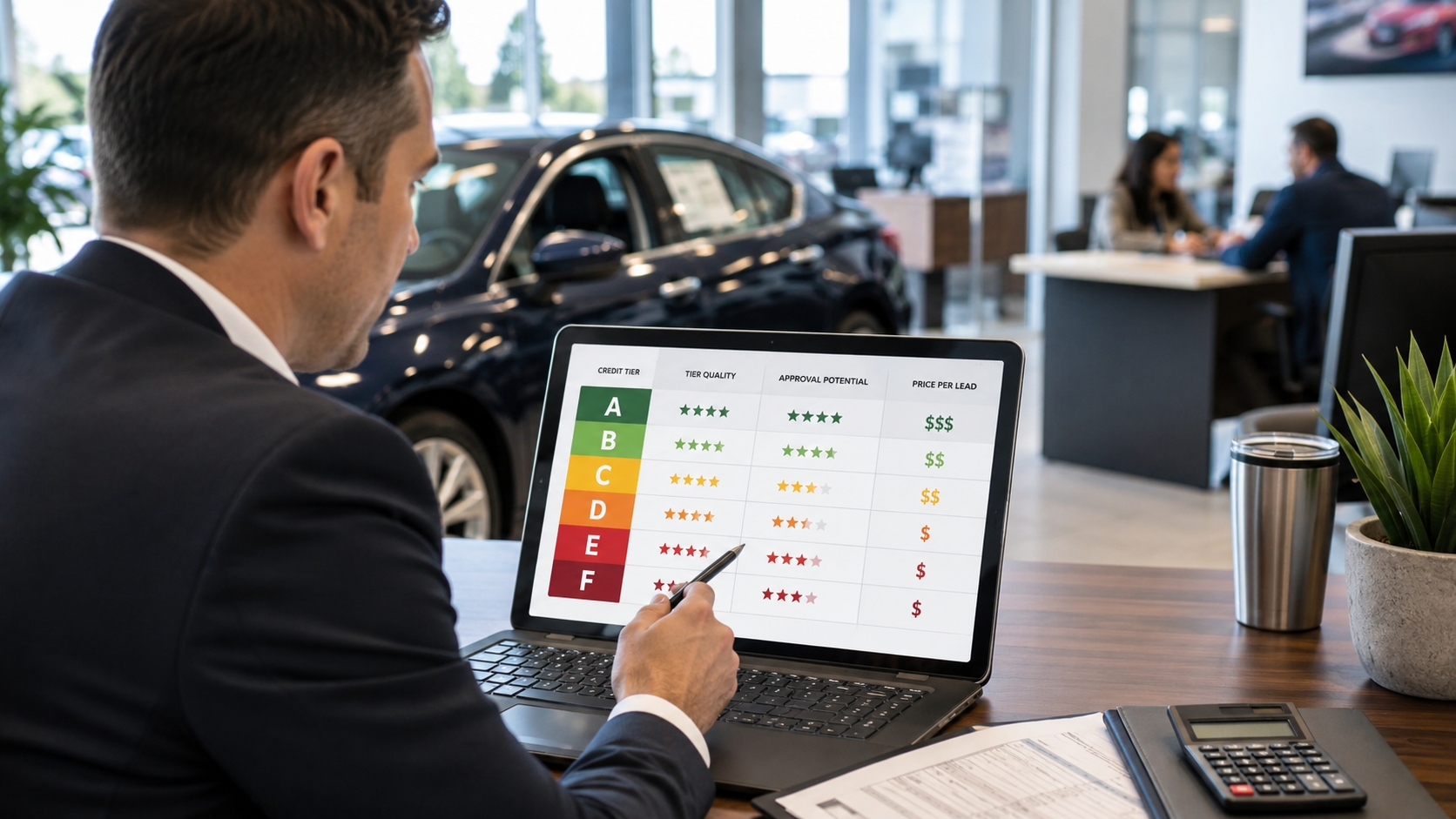 credit tier pricing for auto leads