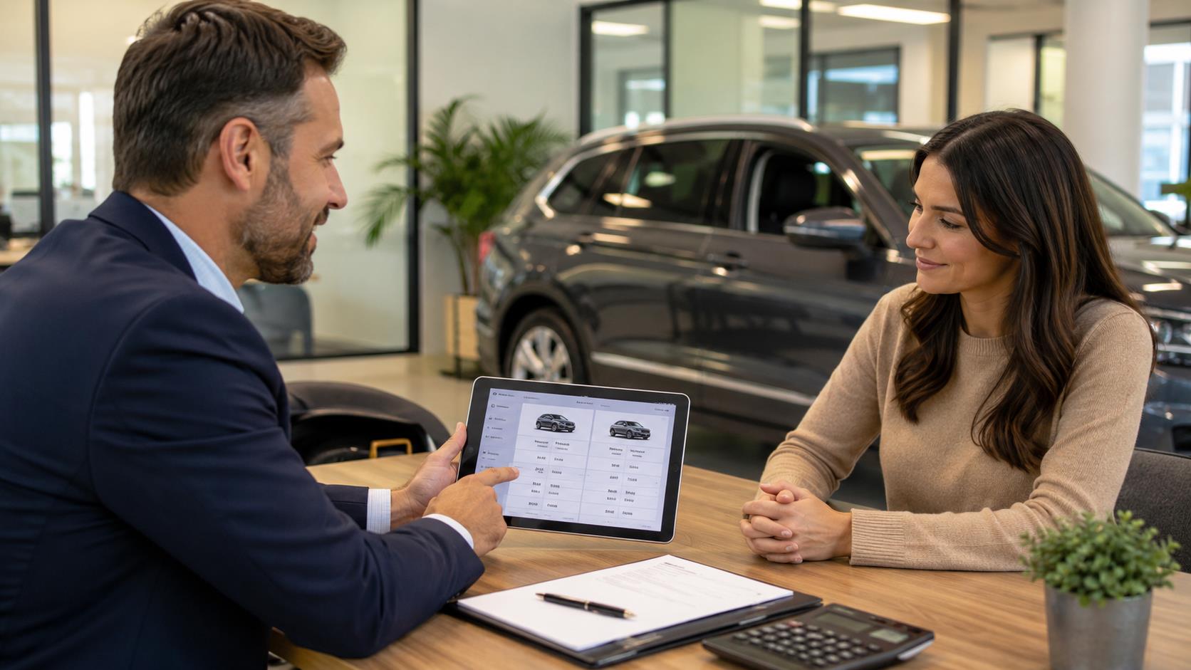 Présenter les options de financement auto
