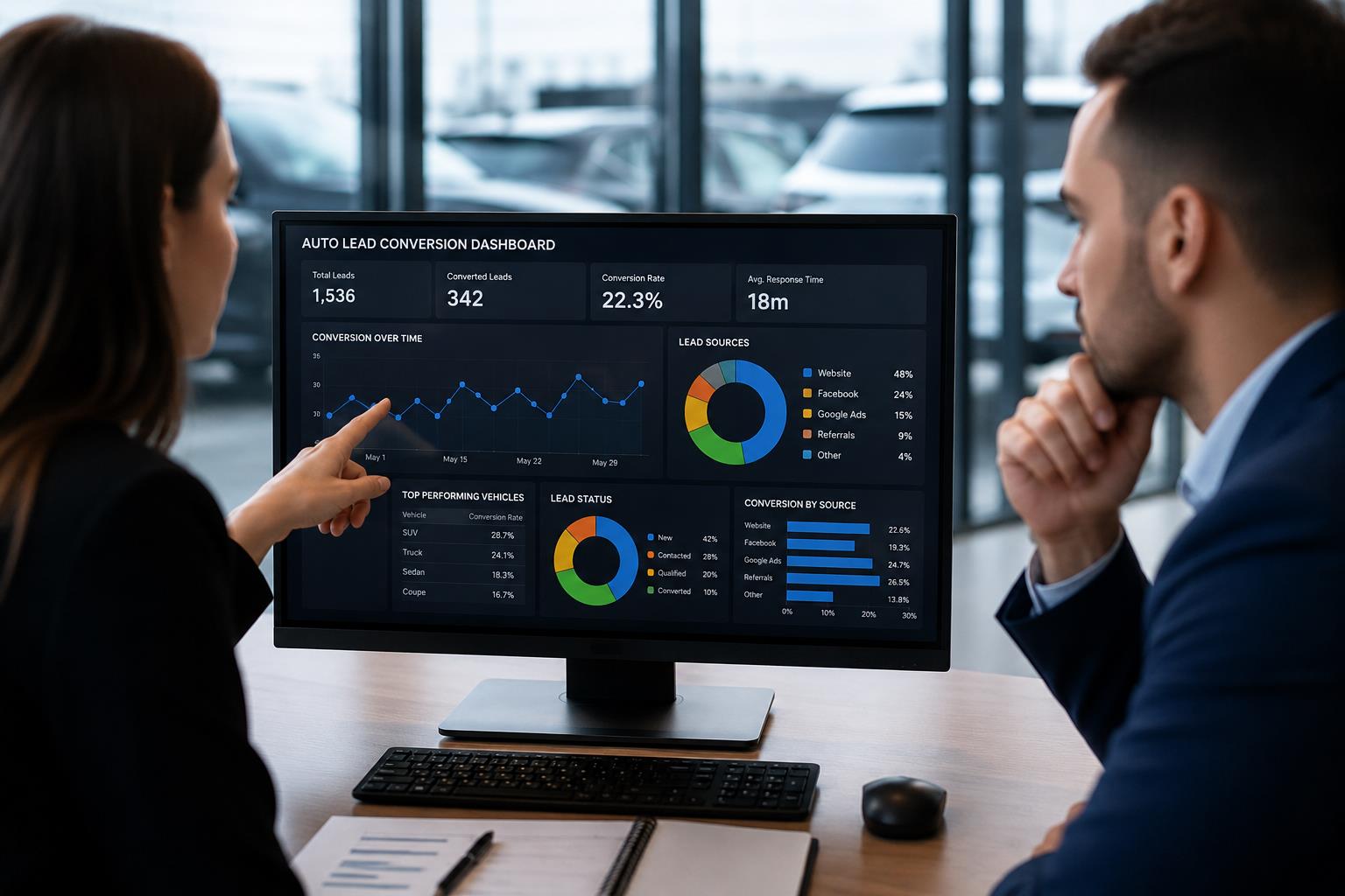 taux de conversion des prospects automobiles